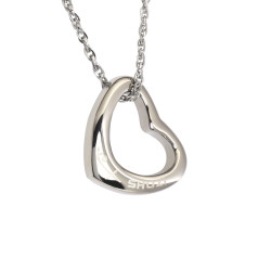 Curved Heart Pendant (Ti)